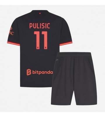 AC Milan Christian Pulisic #11 Replika Tredje Tröja Barn 2026-27 Kortärmad (+ Korta byxor)